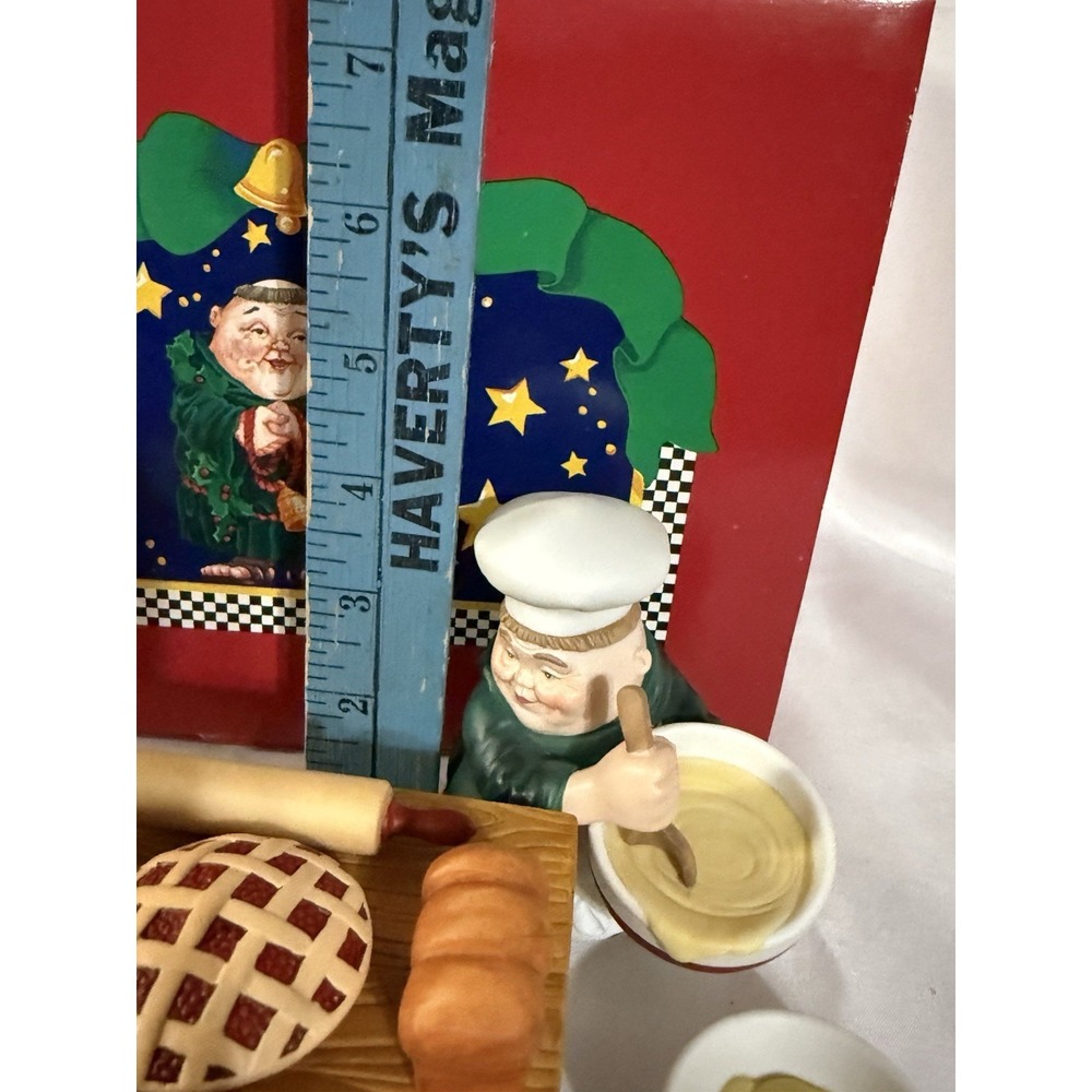 Vintage‎ Dept 56 Maxwell the Mixer Porcelain Baking Set #9372-6 Complete Box - Picture 14 of 16